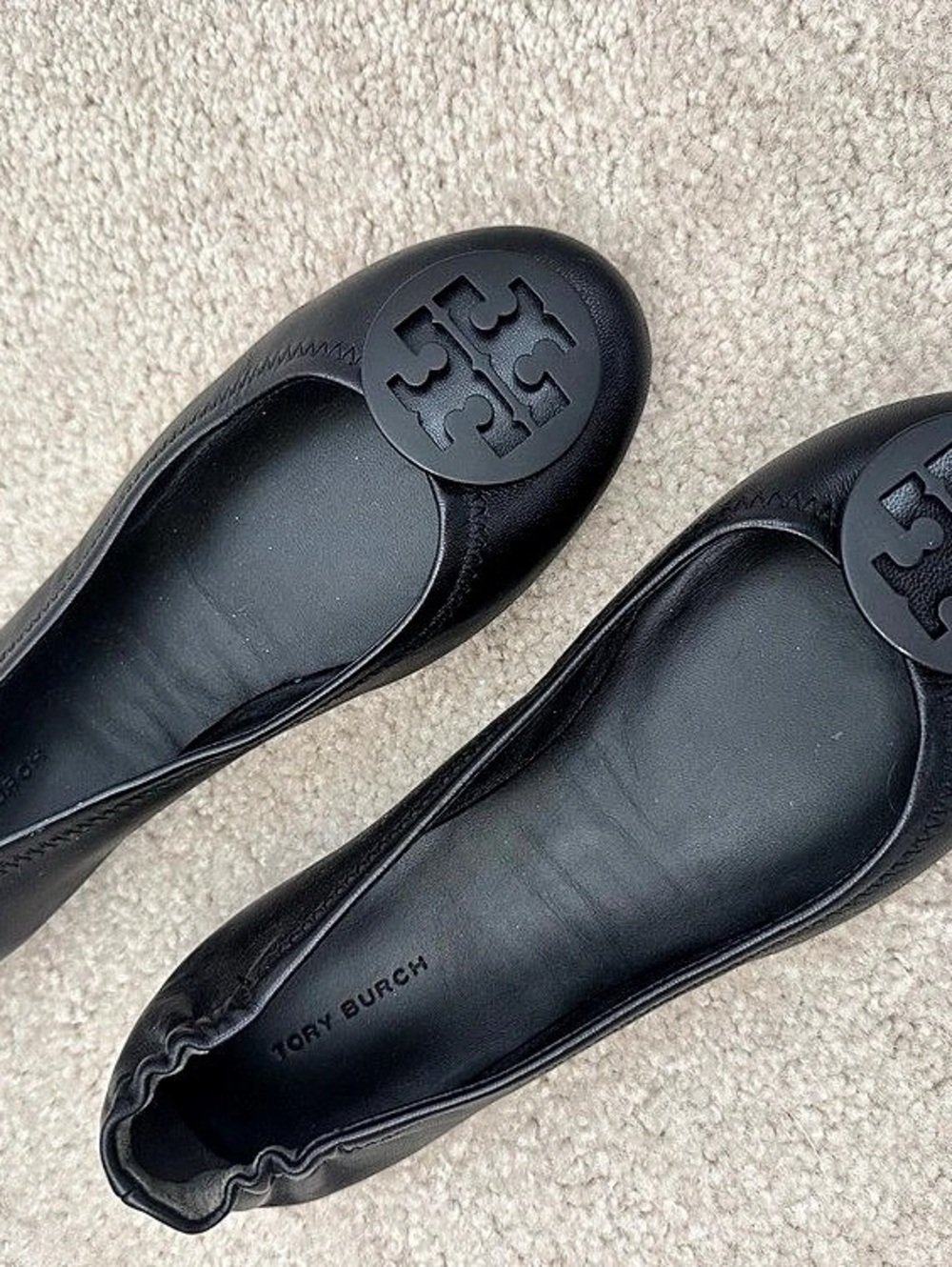 Tory Burch Minnie Travel Ballet Flats NEVER WORN
